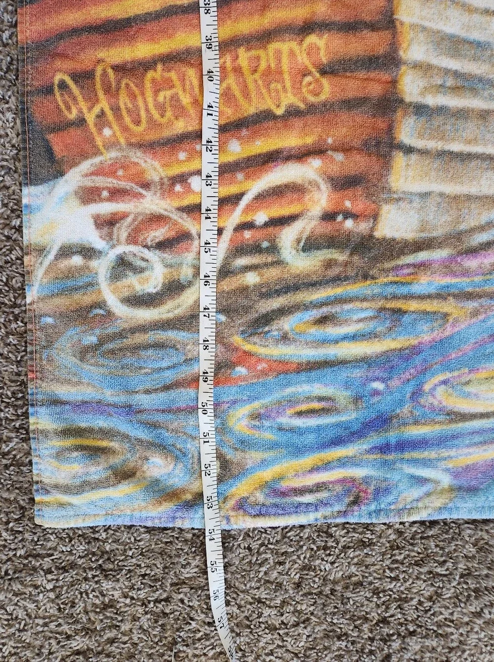 Vintage Harry Potter Arriving at Hogwarts Beach Towel 2000 53X27